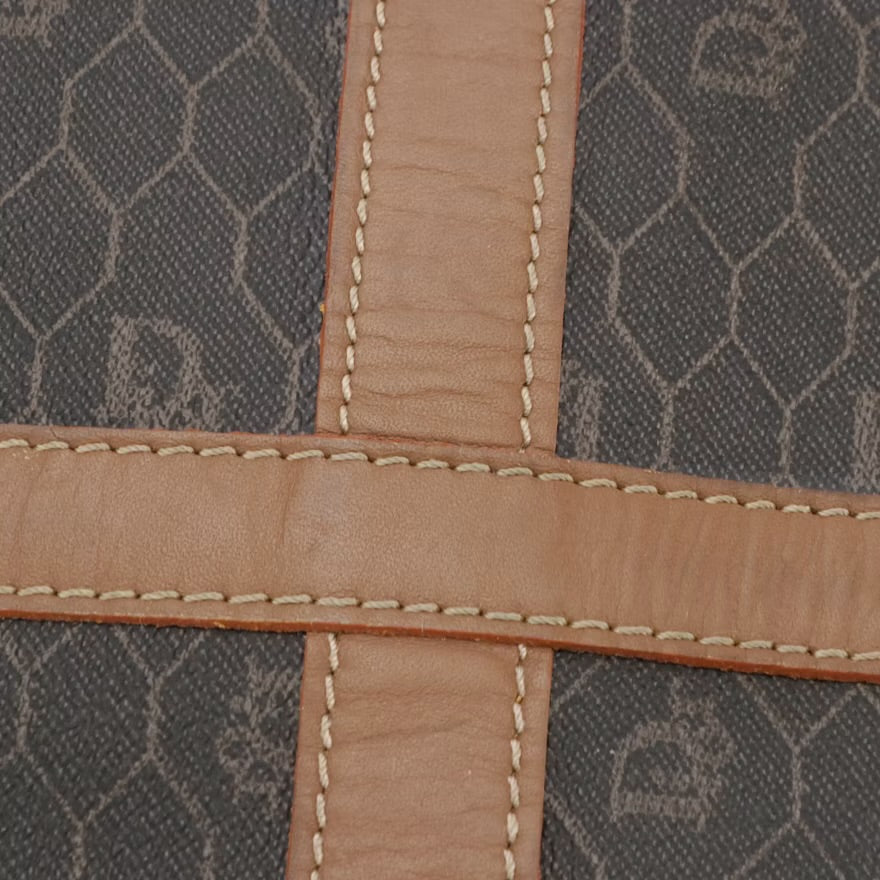 Christian Dior Honeycomb Vintage Boston Duffle Bag