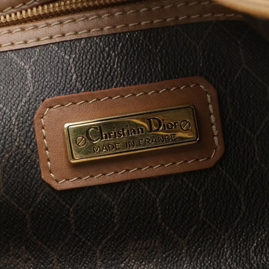 Christian Dior Honeycomb Vintage Boston Duffle Bag