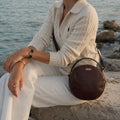 Brahmin | Lane | Topsail | Circle Crossbody Bag