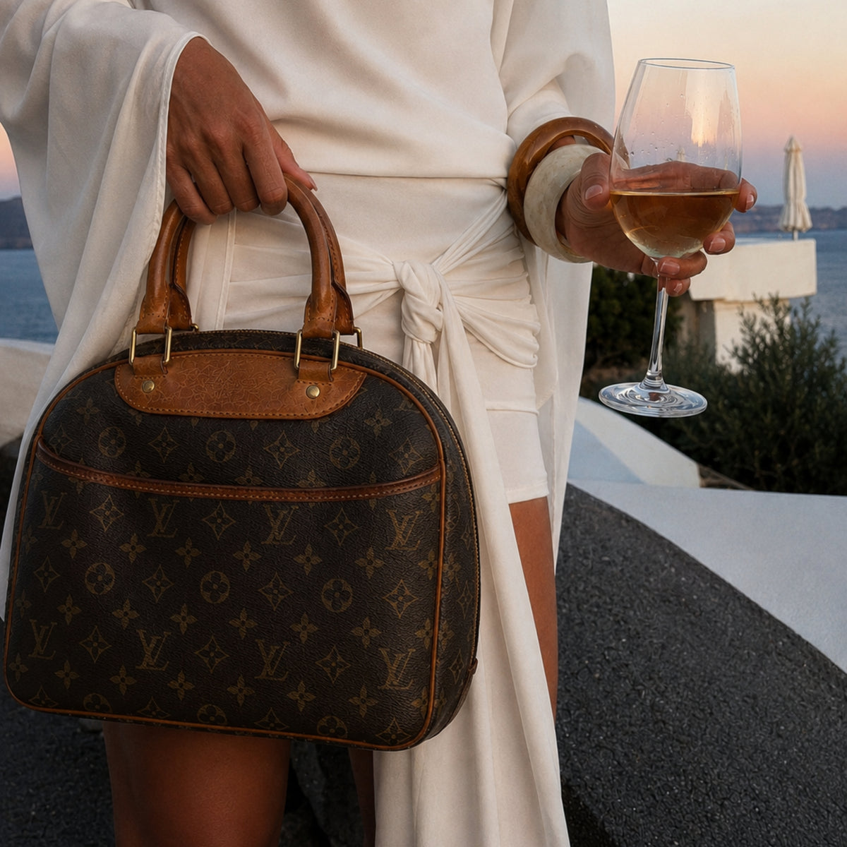 Louis Vuitton | Monogram Canvas | Trouville | Top Handle Satchel