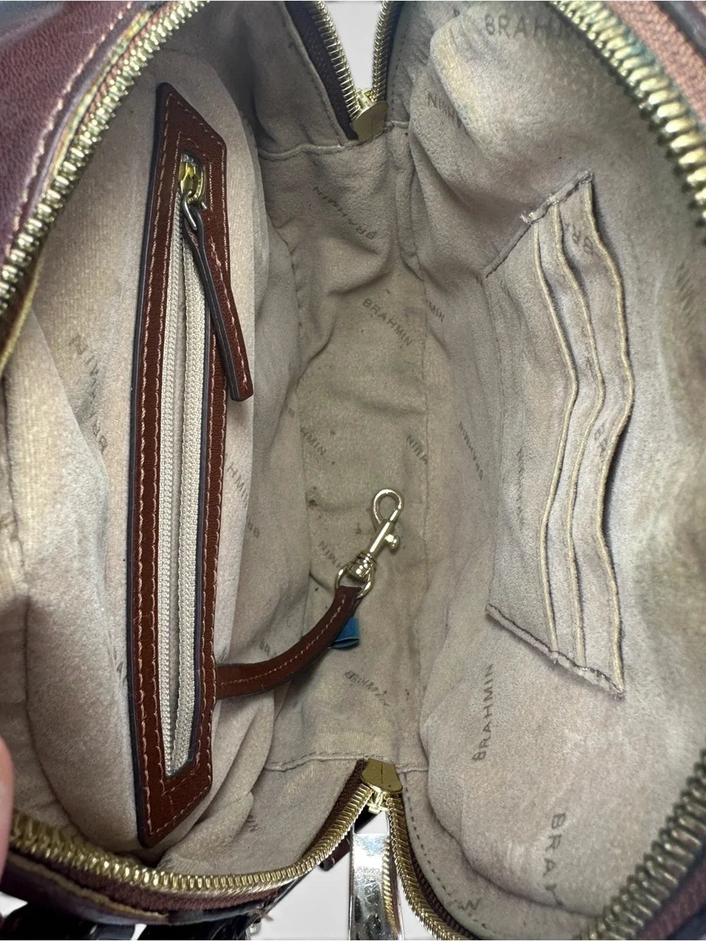 Brahmin | Lane | Topsail | Circle Crossbody Bag