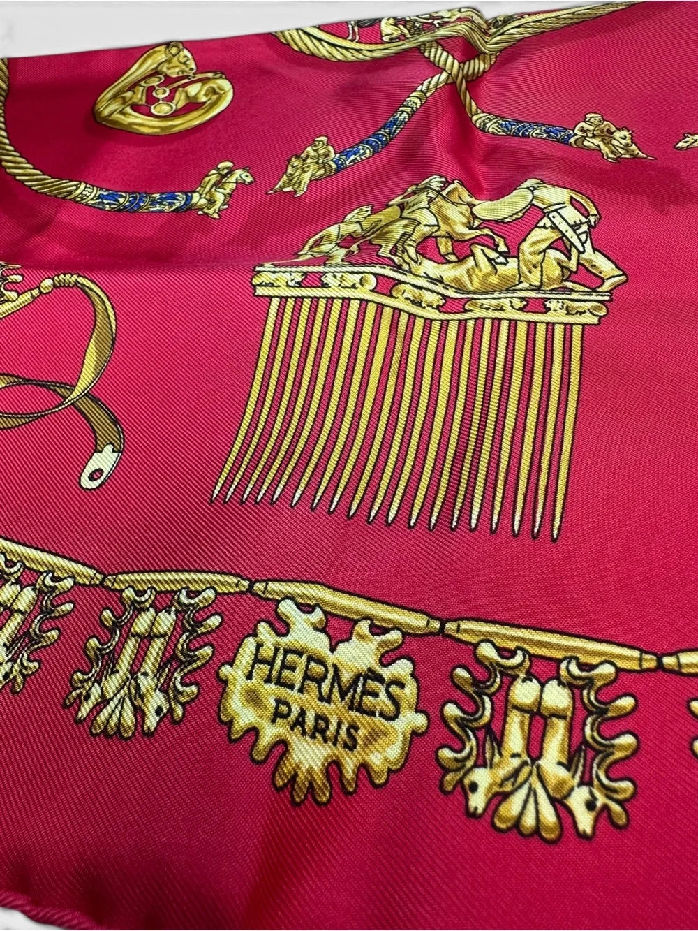 Hermès | Les Cavaliers d'Or | Silk Scarf