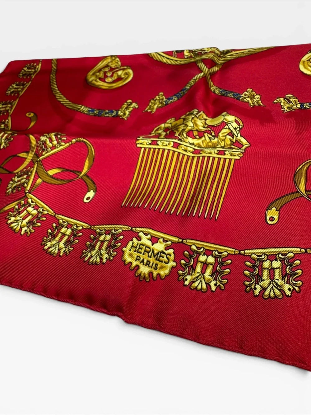 Hermès | Les Cavaliers d'Or | Silk Scarf