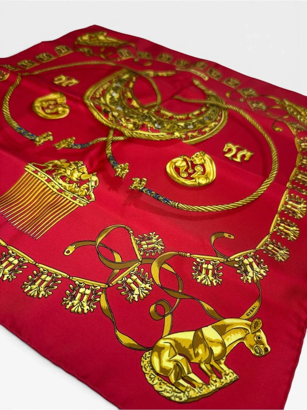 Hermès | Les Cavaliers d'Or | Silk Scarf