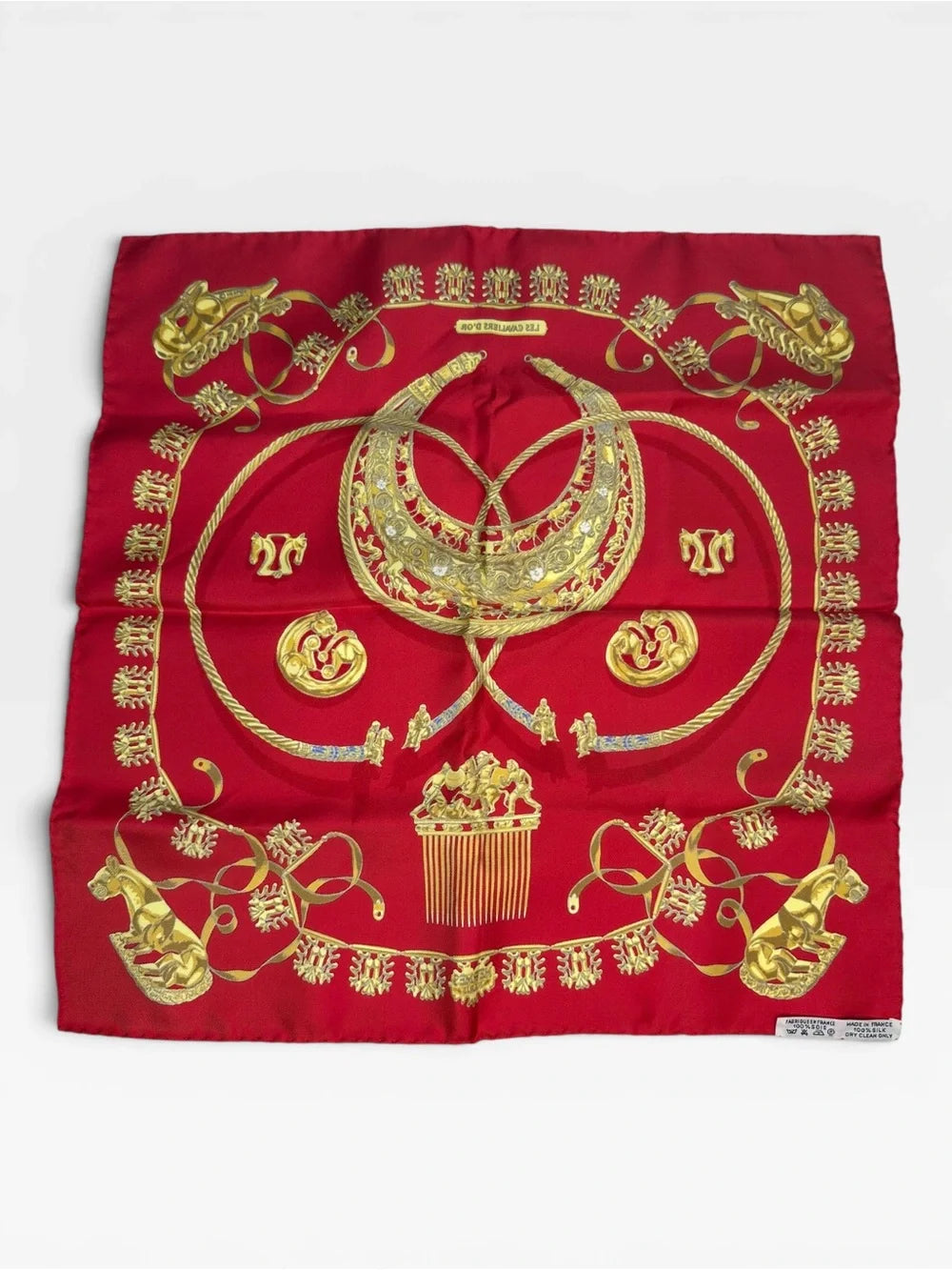 Hermès | Les Cavaliers d'Or | Silk Scarf