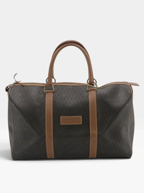 Christian Dior Honeycomb Vintage Boston Duffle Bag